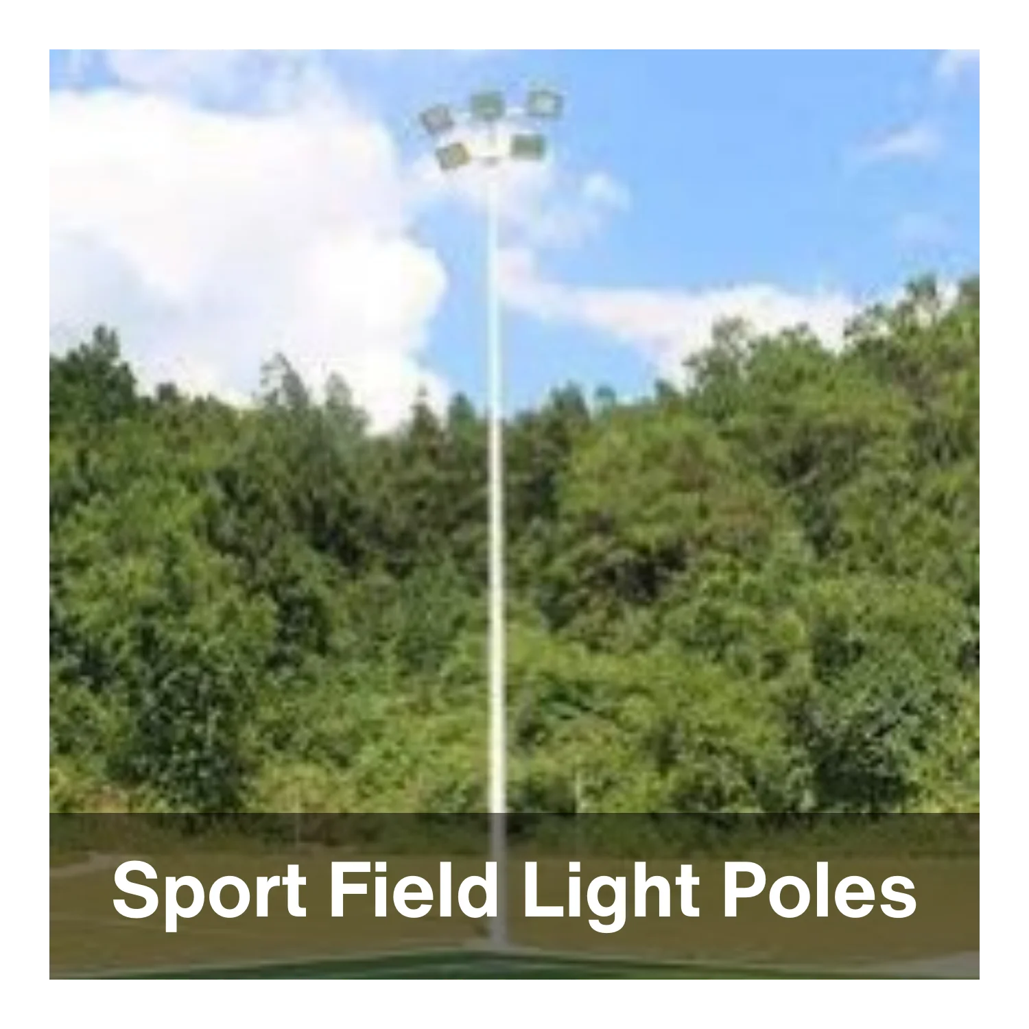 Sport Field Light Poles example